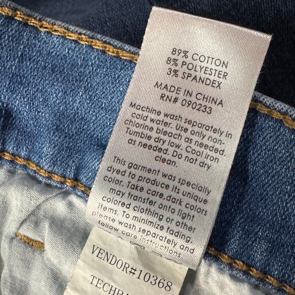 PacSun SZ 26 High-Rise Jeggings Jeans Two-Tone Stretch Mid-Rise Zip-Fly Pockets - Picture 8 of 9